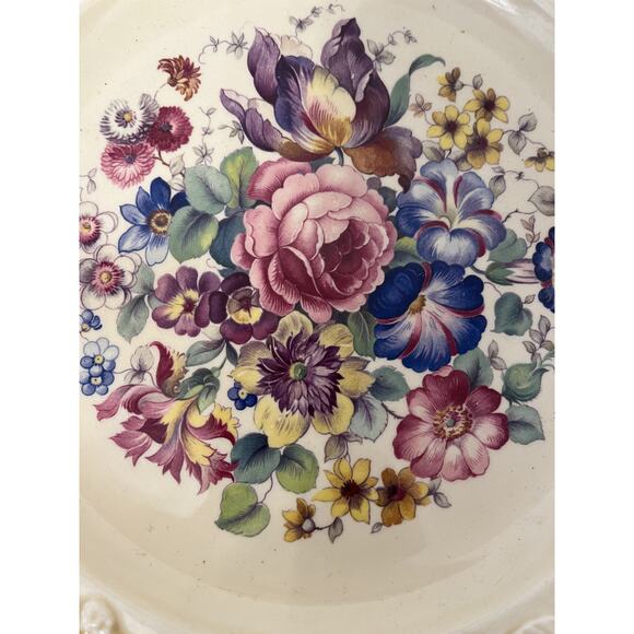 VTG Crown Ducal Gainsborough England Square Plates 749657- 2 Plates - Picture 3 of 6